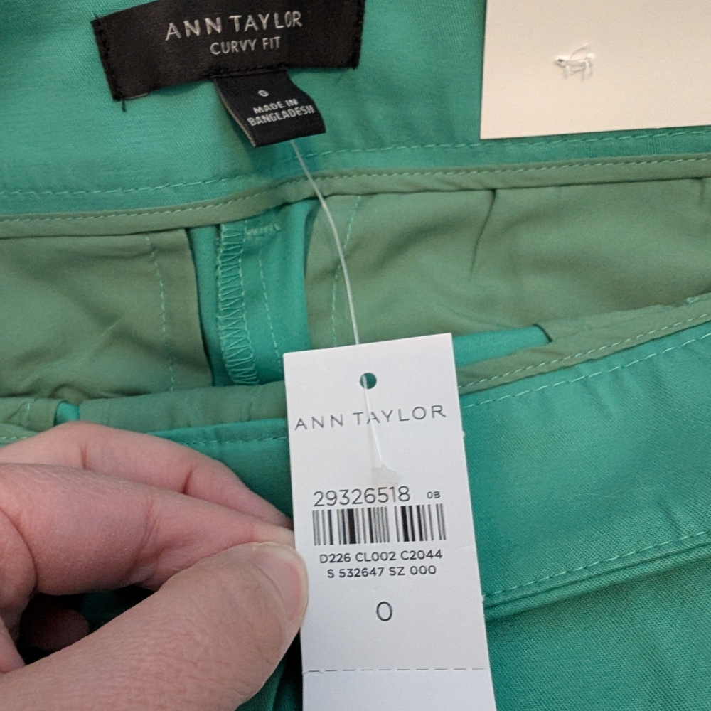 Ann Taylor Teal Ankle Pants - Picture 10 of 12